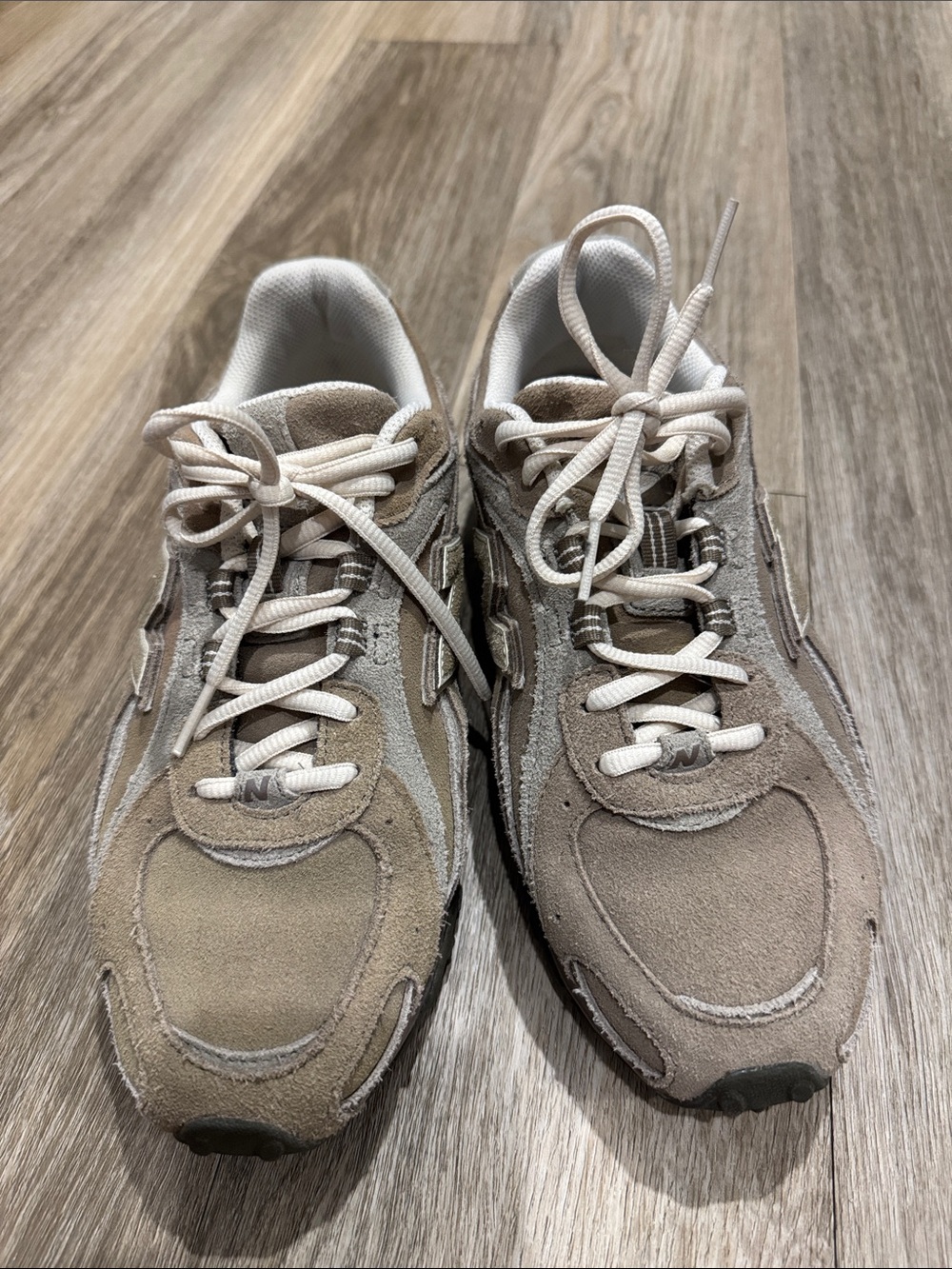 New Balance Light 204L Taupe Suede Running Sneakers W8.5